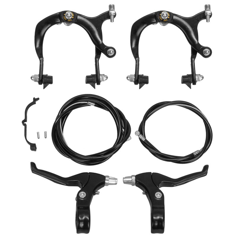 Sunlite MX Side Pull Brake Set, 69-96mm Reach, Black - Image 1